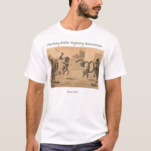 Monkey Knife-Fighting Association T-shirt (Voorkant)