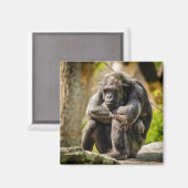 Monkey Koelkast Magnet (Voorkant / Achterkant)