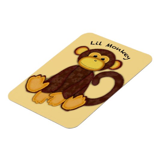 Monkey Koelkast Magnet Magneet (Linkerzijde)