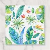 Monkey label, dierentuin bedankjes labels (Achterkant)