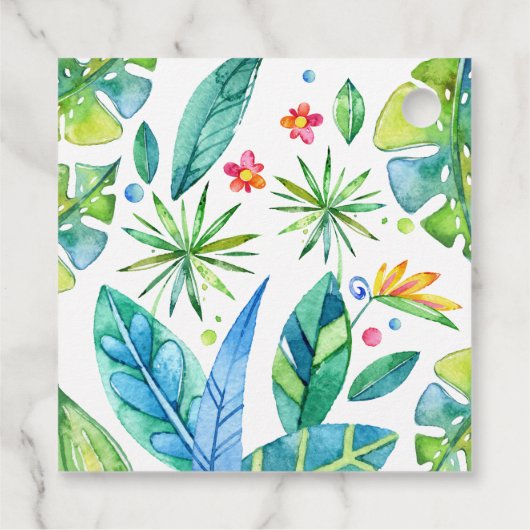 Monkey label, dierentuin bedankjes labels (Achterkant)