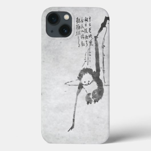 Monkey lazen die meditatie-telefoon schilderen Case-Mate iPhone case (Achterkant)