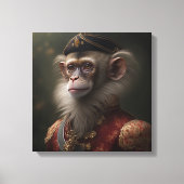 Monkey-lint Canvas Afdruk (Voorkant)