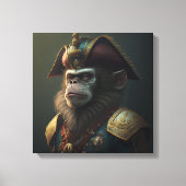 Monkey-lint Canvas Afdruk (Voorkant)