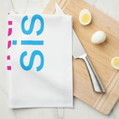 Monkey Little Sister Theedoek (Quarter Fold)