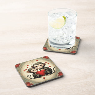 Monkey Love Bier Onderzetter