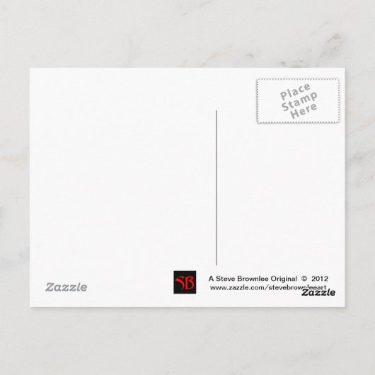 Monkey Love Briefkaart (Achterkant)