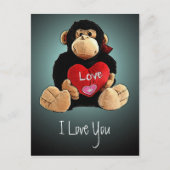 Monkey Love Briefkaart (Voorkant)