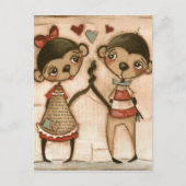 Monkey Love - Briefkaart (Voorkant)