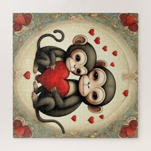 Monkey Love Legpuzzel (Horizontaal)