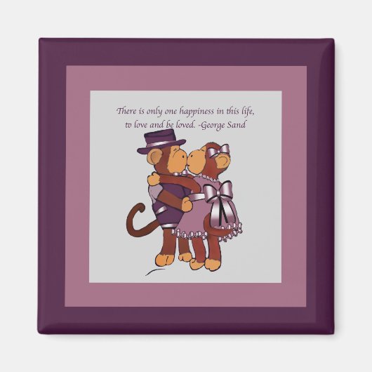 Monkey Love Magnet (Voorkant)