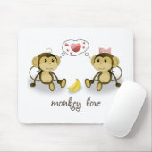 Monkey Love Mousepad Muismat (Met muis)