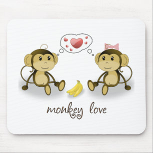 Monkey Love Mousepad Muismat