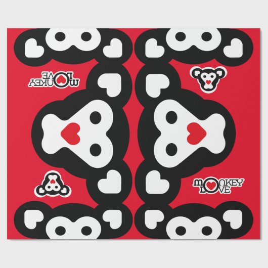 MONKEY LOVE SPECIAL by Masanser Cadeaupapier (Vlak)