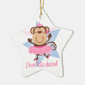 Monkey Love Tutu Dance Ornament (Links)