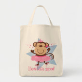 Monkey Love Tutu Dance Tote Bag (Voorkant)