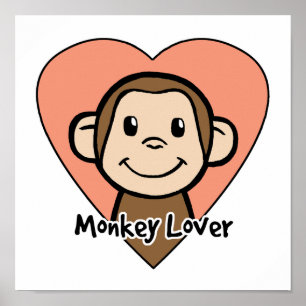 Monkey Lover Poster
