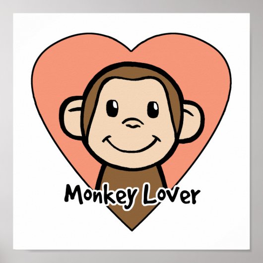 Monkey Lover Poster (Voorkant)