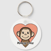Monkey Lover Sleutelhanger (Voorkant)