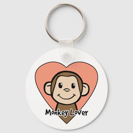 Monkey Lover Sleutelhanger (Voorkant)
