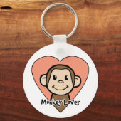 Monkey Lover Sleutelhanger (Voorkant)