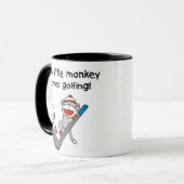 Monkey Loves Golfing Mok (Voorkant links)