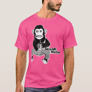 MONKEY MAAKT GELUIDSGELUID VAN 1970's Speelgoed Ba T-shirt