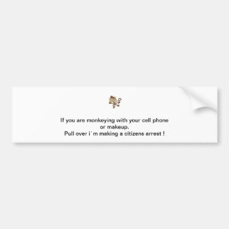 Monkey Madness Bumpersticker