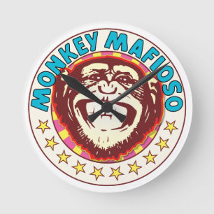 Monkey Mafioso Ronde Klok