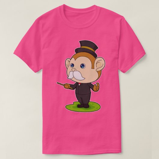 Monkey Magicien Magic Wand T-shirt (Design voorkant)