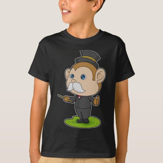 Monkey Magicien Magic Wand T-shirt (Voorkant)