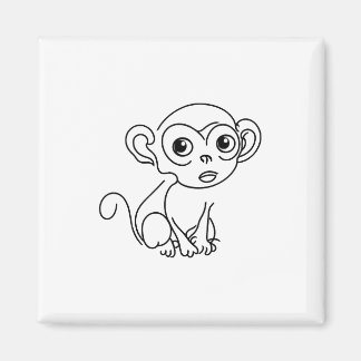 Monkey① Magneet