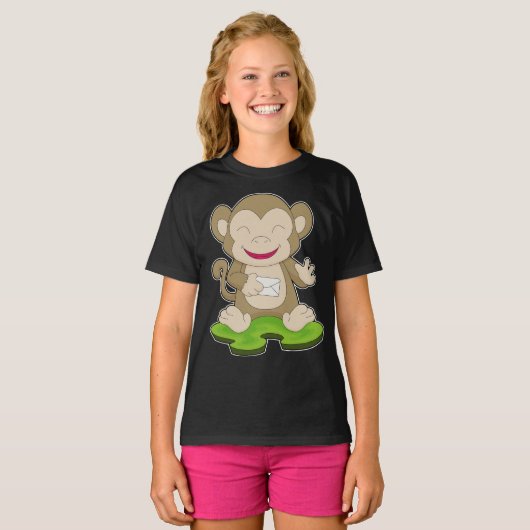 Monkey Mail T-shirt (Voorkant volledig)