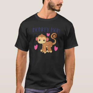 Monkey Mam Rescue Monkey Pet Owner Quote Cute Grap T-shirt