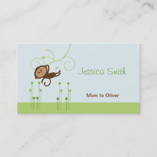 Monkey mama Calling Card Contactkaartje