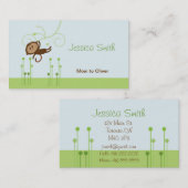 Monkey mama Calling Card Contactkaartje (Voorkant / Achterkant)