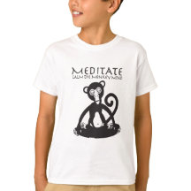 Monkey mediteert yoga