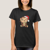 Monkey Merry Christmas Winter Animals Monkeys Chri T-shirt (Voorkant)