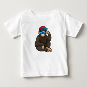 Monkey met zonnebrillen