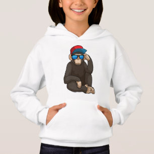 Monkey met zonnebrillen