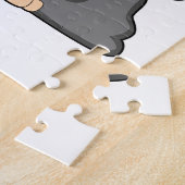 Monkey met zonnebrillen legpuzzel (Zijkant)