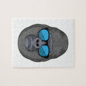 Monkey met zonnebrillen legpuzzel (Horizontaal)