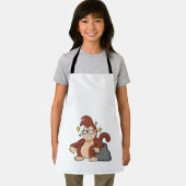 Monkey met zonnebrillen schort (Insitu)