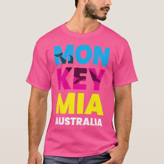 Monkey Mia Australia West Australian Dolphin Beach T-shirt (Voorkant)