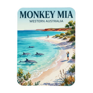 Monkey Mia Australië Magneet