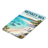 Monkey Mia Australië Magneet (Linkerzijde)