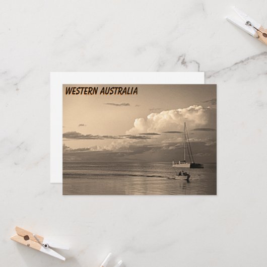 Monkey Mia Kaart (Voorkant / Achterkant in situ)