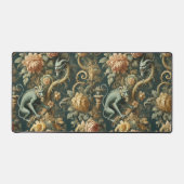 Monkey Minion Mischief - Gotische Barok Bureaumat (Voorkant)