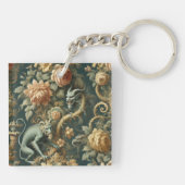 Monkey Minion Mischief - Gotische Barok Sleutelhanger (Achterkant)