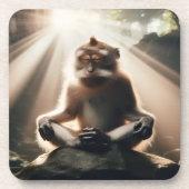Monkey Monk Beverage Coaster Bier Onderzetter (Voorkant)